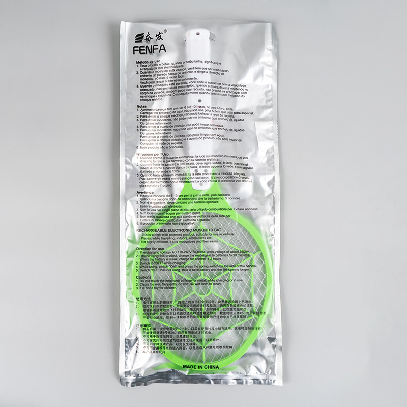FF-007 3-farebná brazílska olovená batéria 400mAh elektrická plácačka na komáre FF-007 3-farebná brazílska olovená batéria 400mAh elektrická plácačka na komáre