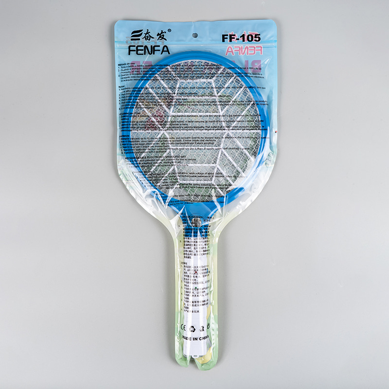 FF-105 400mAh 3-farebná LED olovená batéria domáca elektrická plácačka na komáre FF-105 400mAh 3-farebná LED olovená batéria domáca elektrická plácačka na komáre