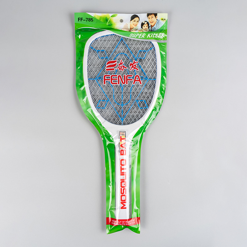 FF-785 3-farebná LED zástrčka olovená batéria 400mAh elektrická plácačka na komáre FF-785 3-farebná LED zástrčka olovená batéria 400mAh elektrická plácačka na komáre